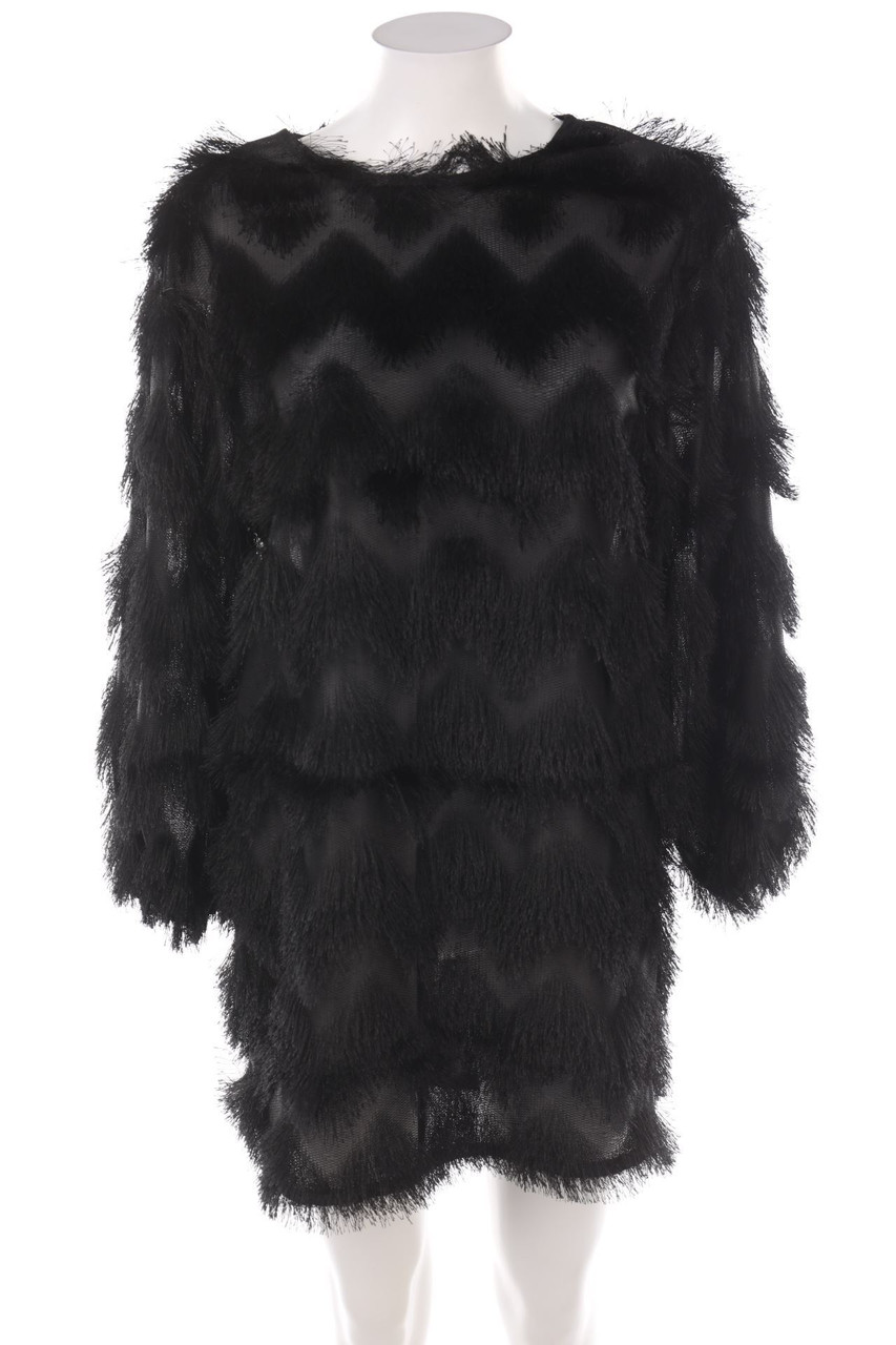 Ohne Label - Party-Kleid mit Fransen - M