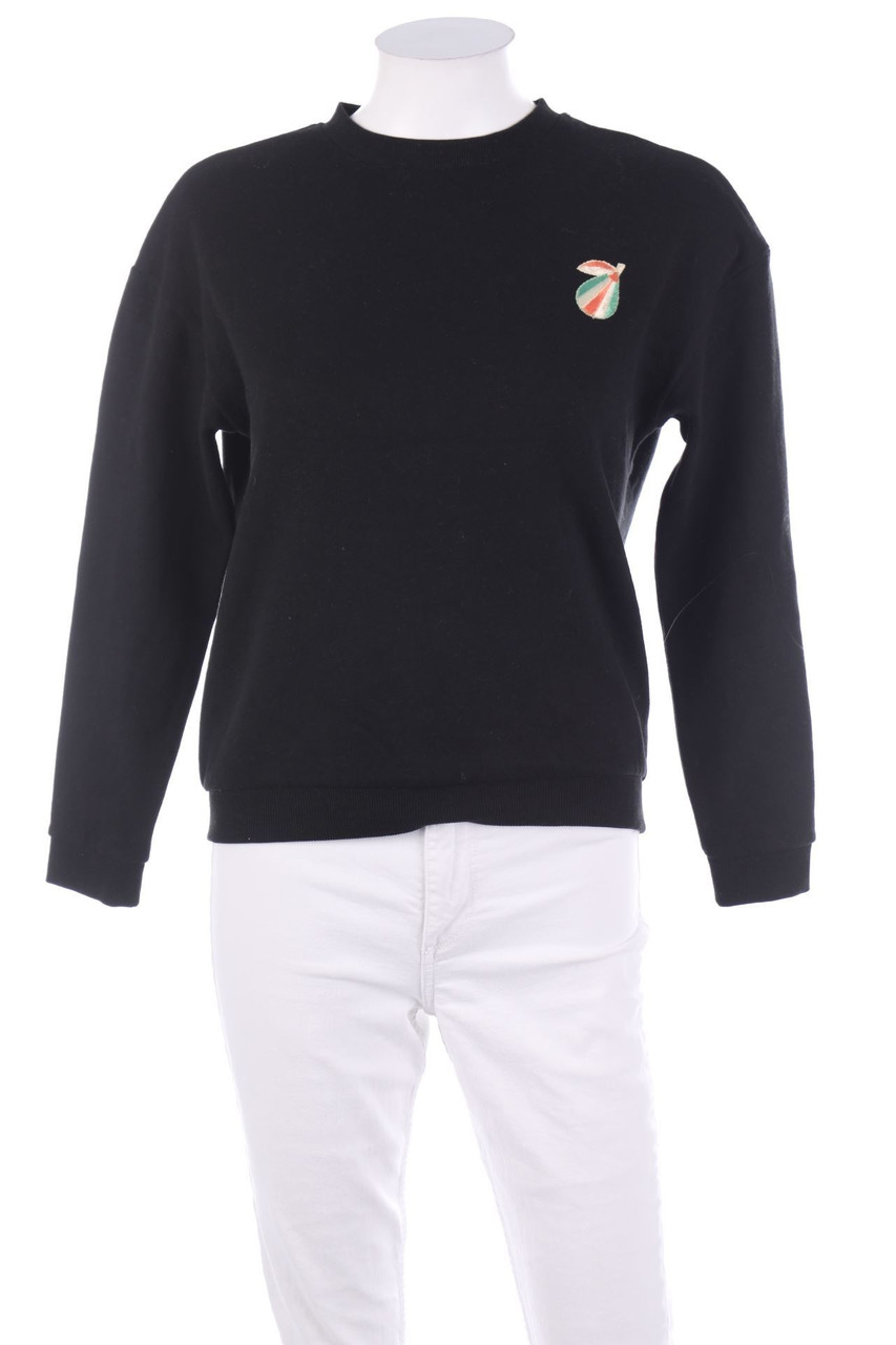 Ohne Label - Sweatshirt mit Stickereien - D 44