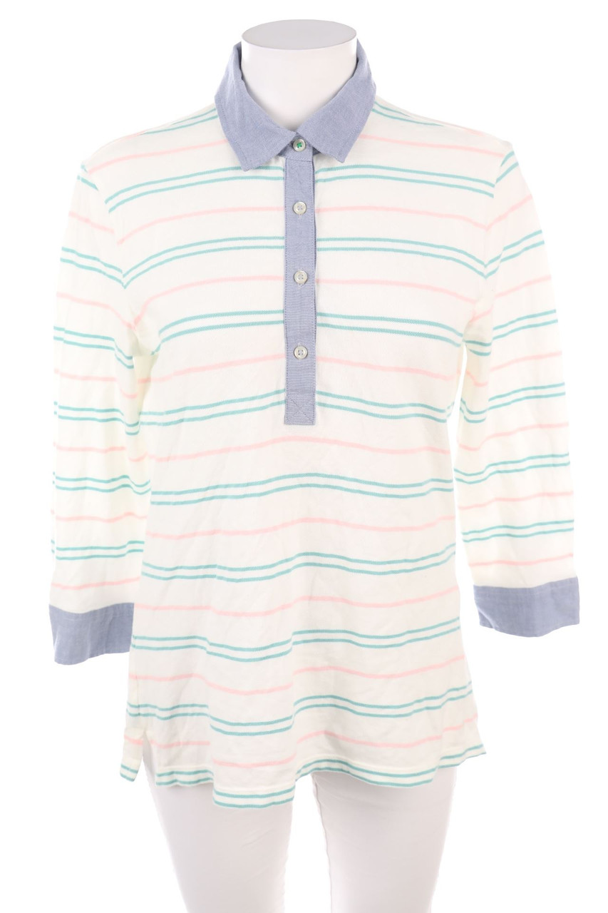 UNITED COLORS OF BENETTON - longsleeve polo shirt - M