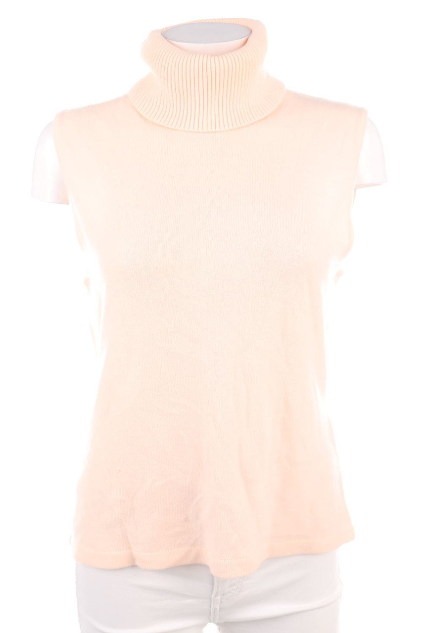 SERGIO - Knitted Top With Poloneck with Crewneck - L