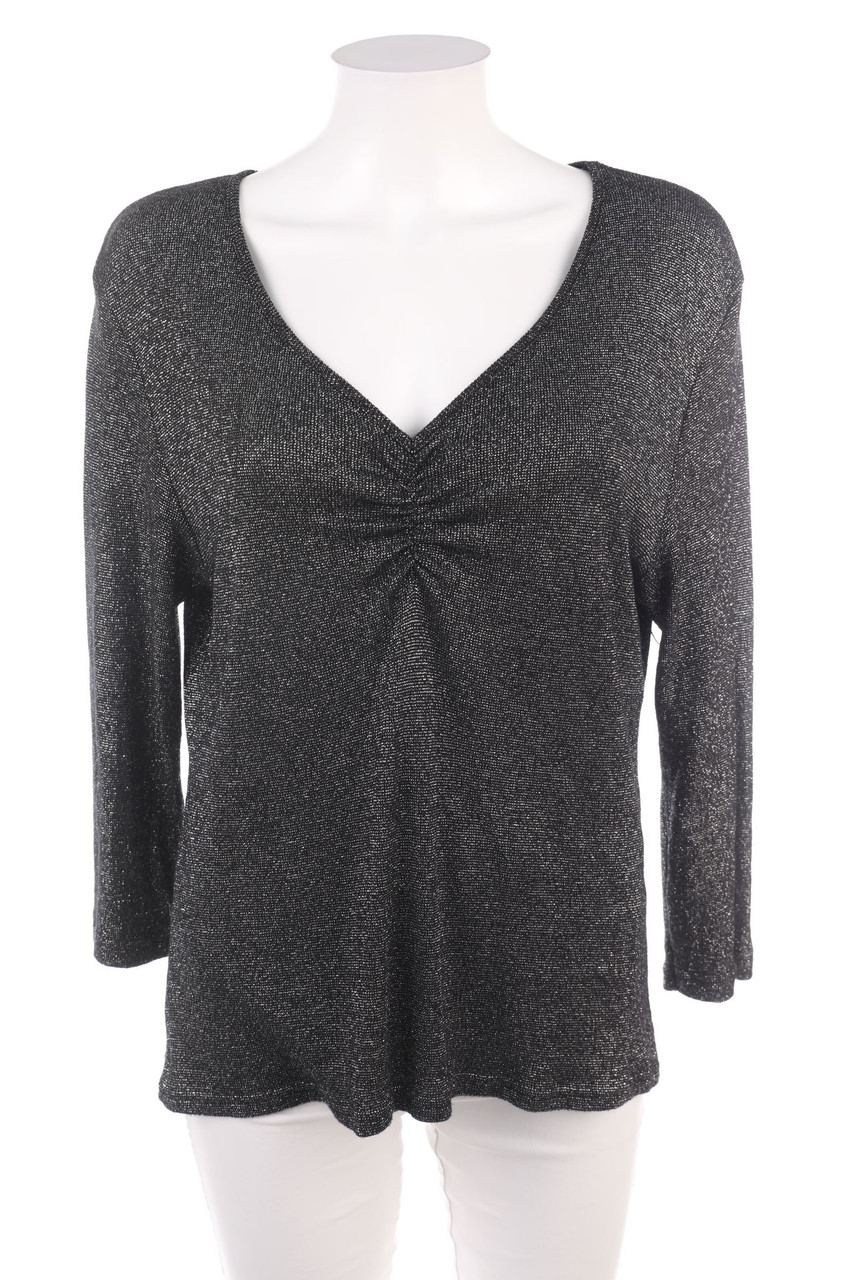 SURE - 3/4-Arm-Shirt mit Metallic-Effekt - XL