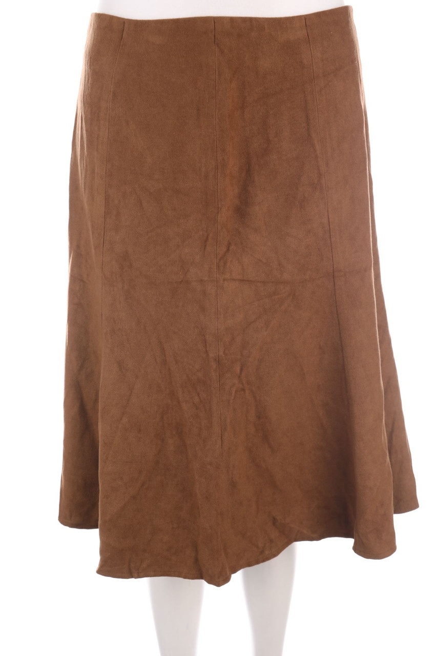 SECONDHAND - Faux Leather-Skirt - L