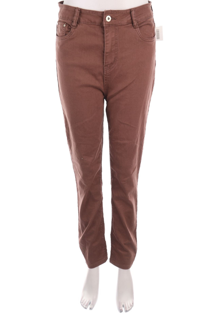 Chicorée - straight cut used look jeans - L