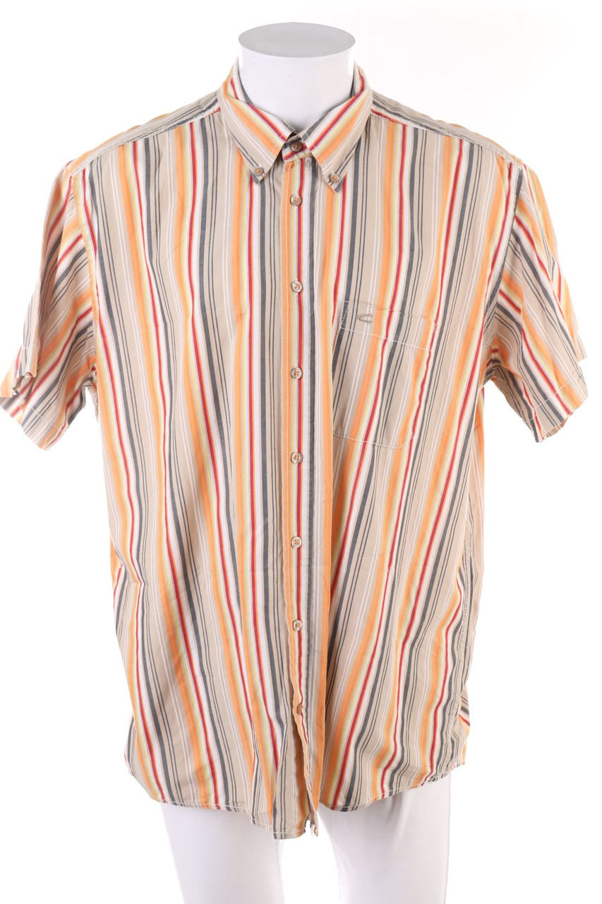 camel active - shortsleeve shirt with Stripes - XL