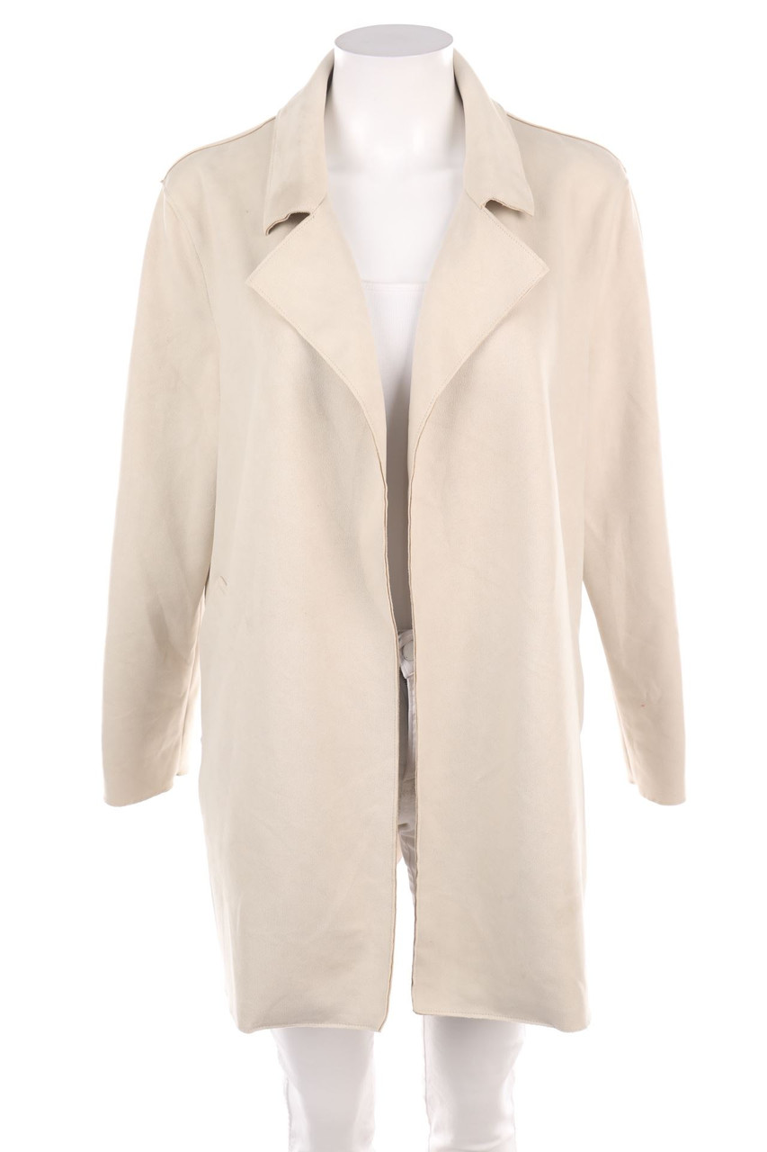 PULL&BEAR - Faux Leather Coat - M