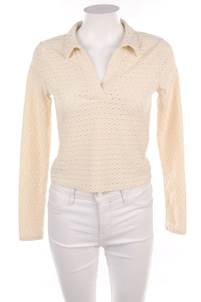 H&M - Langarm-Polo-Shirt - S