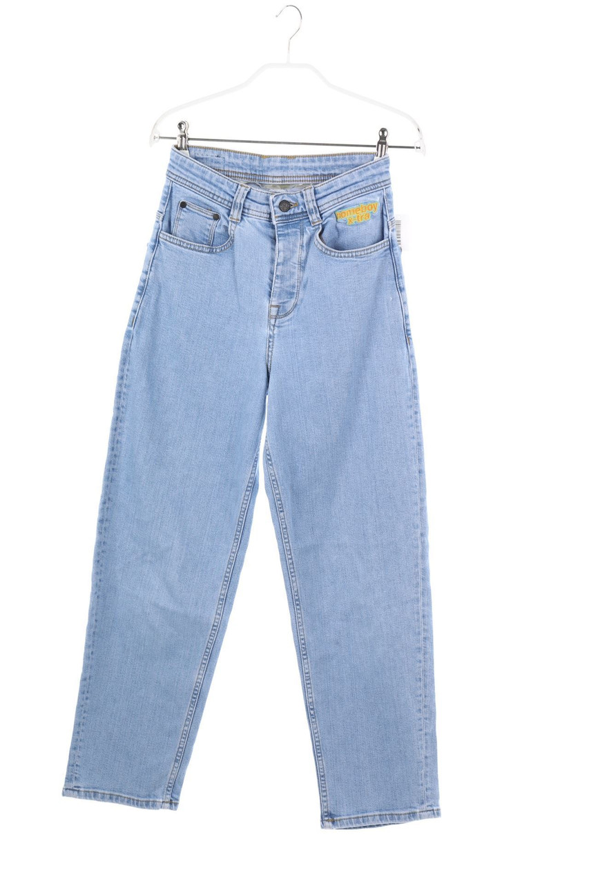 HOME BOY loud-couture - Boyfriend-Jeans mit Logo-Stickerei - XS