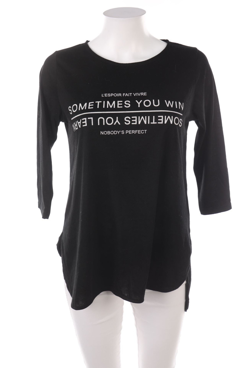 AMISU - longsleeve polo shirt - M