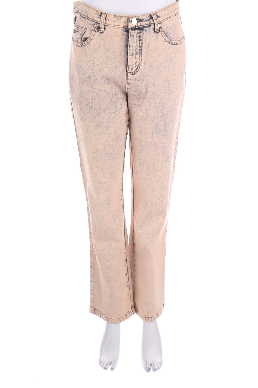 Ohne Label - Moonwashed Straight Cut Jeans - L