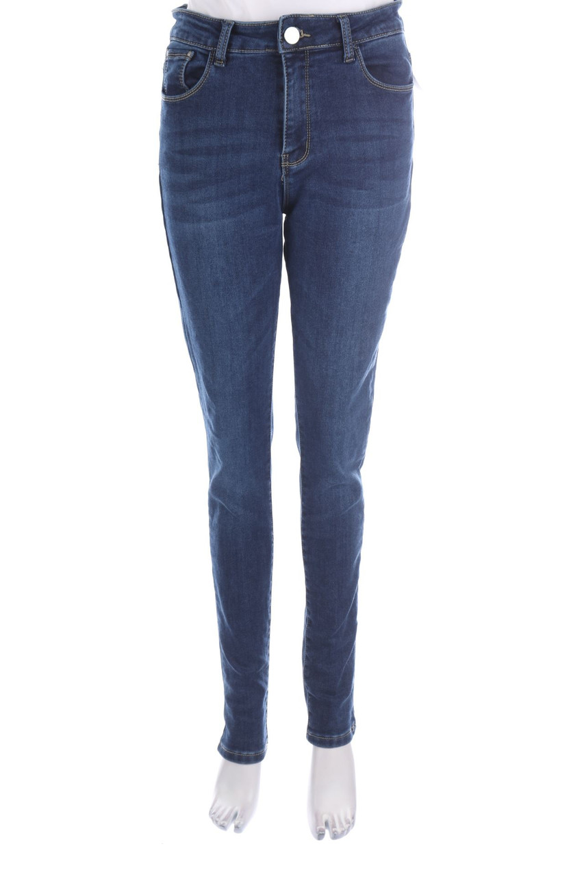 Ohne Label - Used Look Skinny-Jeans - L