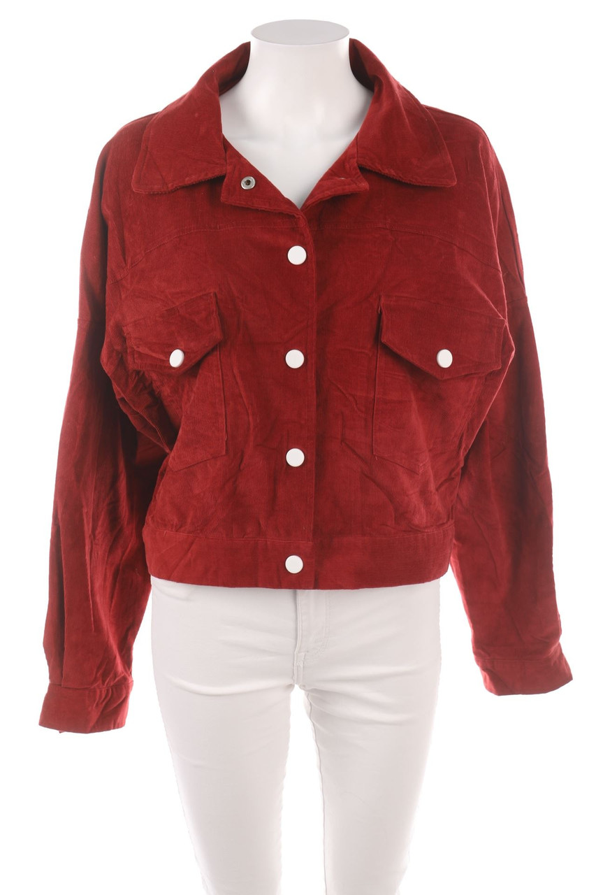 ZAFUL - Kurz-Jacke mit aufgesetzten Taschen - M