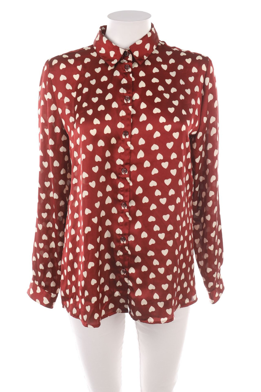 No Label - Blouse With Print - M