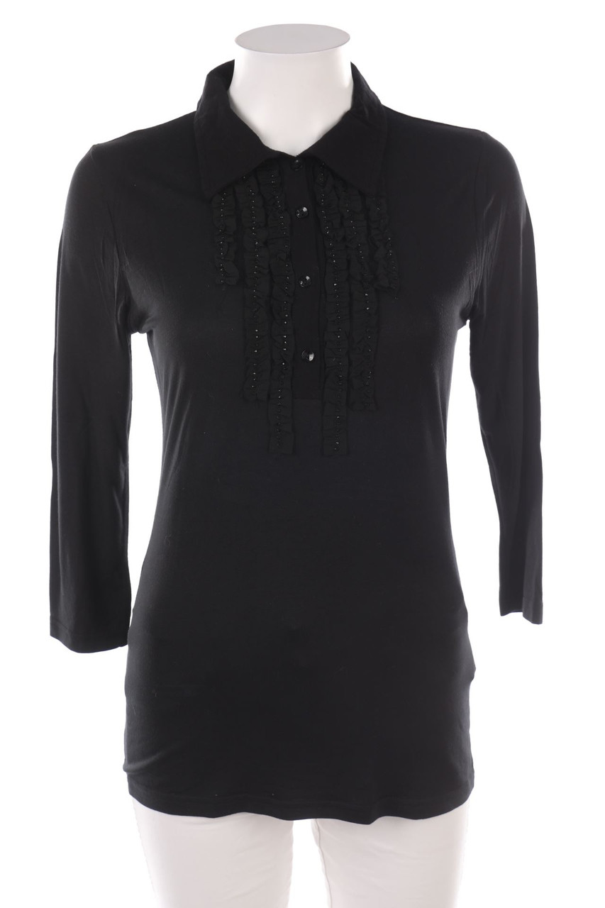 AMISU - longsleeve polo shirt - M