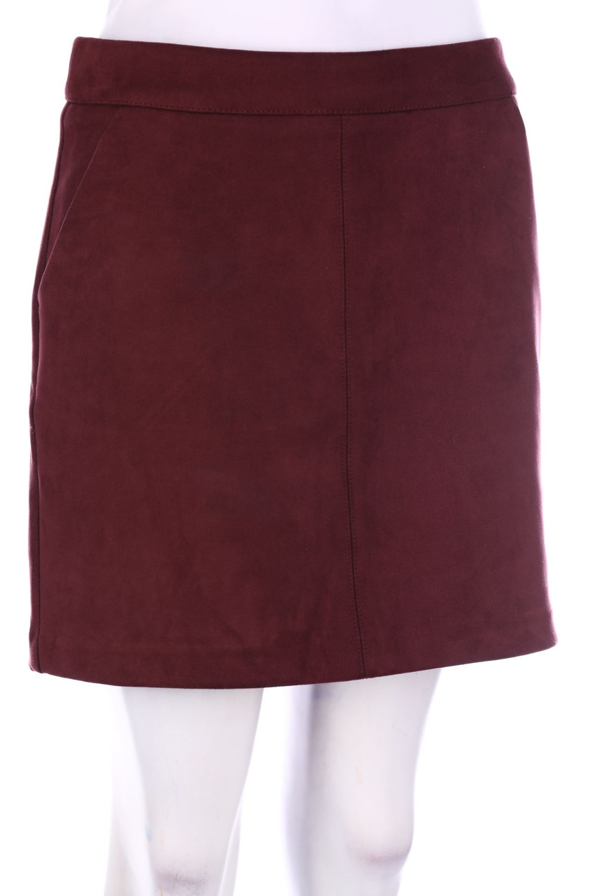 VERO MODA - Faux Leather-Mini-Rock - M