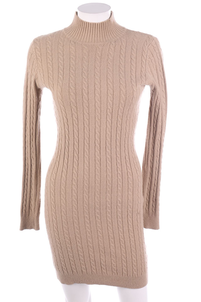 No Label - Knit Dress, Cable-Knit - S