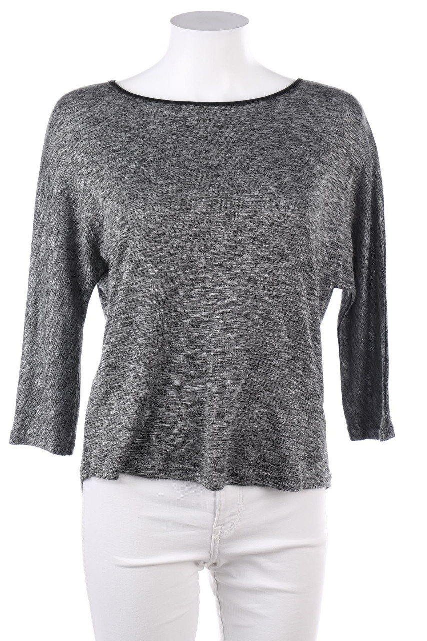 orsay - Batwing-Shirt mit Kunstleder-Details - S