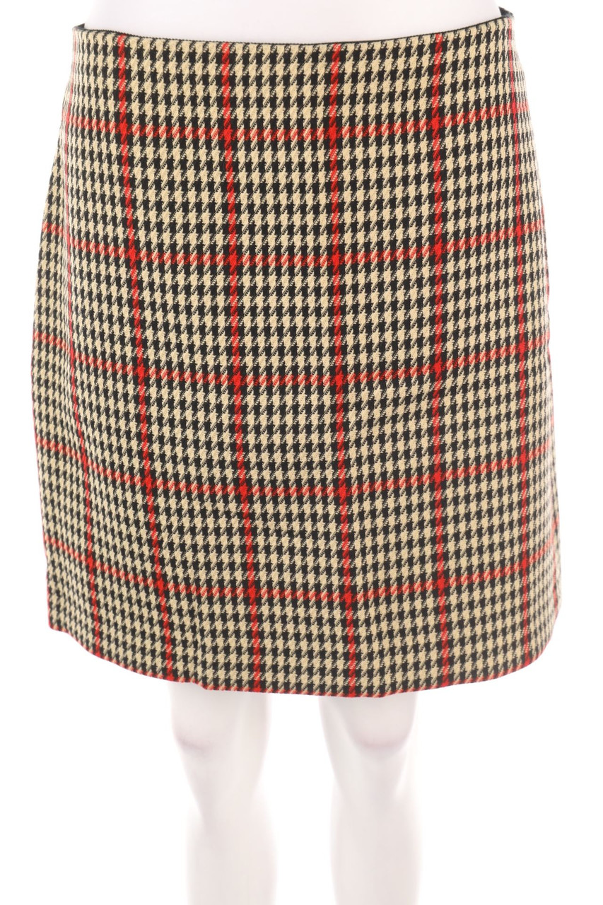 HALLHUBER - Checked Skirt - M