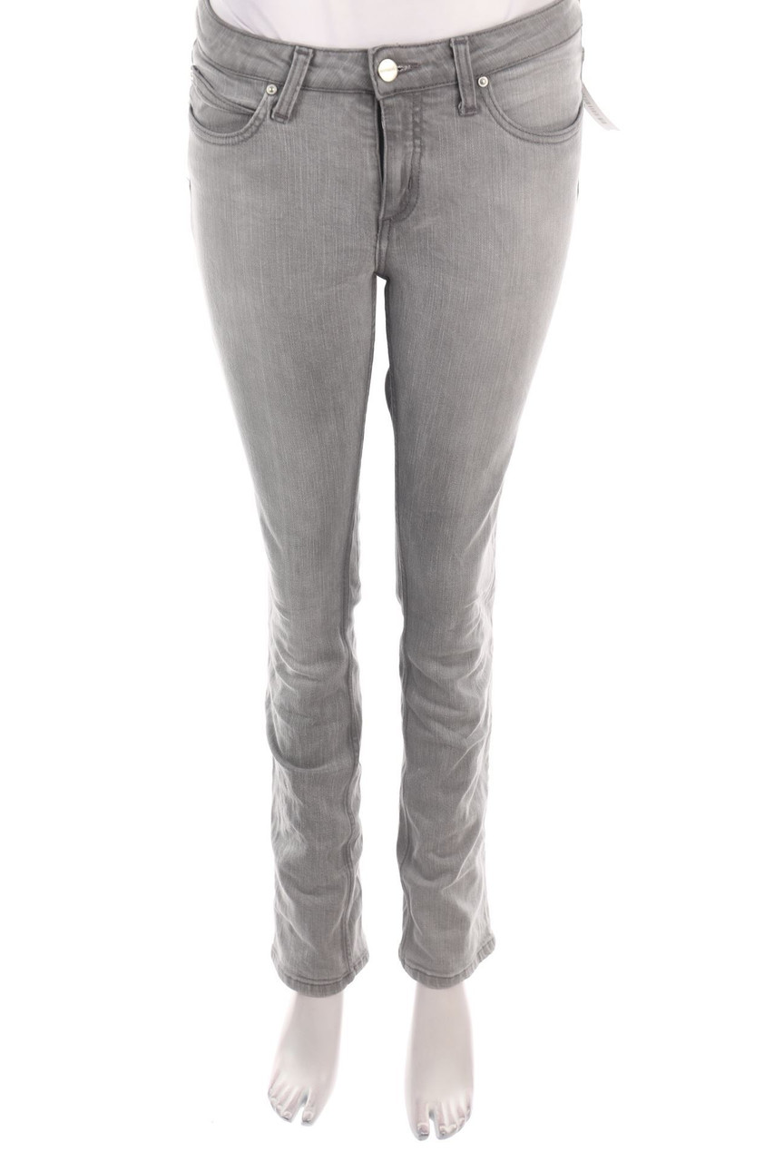 carhartt - Slim Jeans, Used look with Logo Badge - D 40