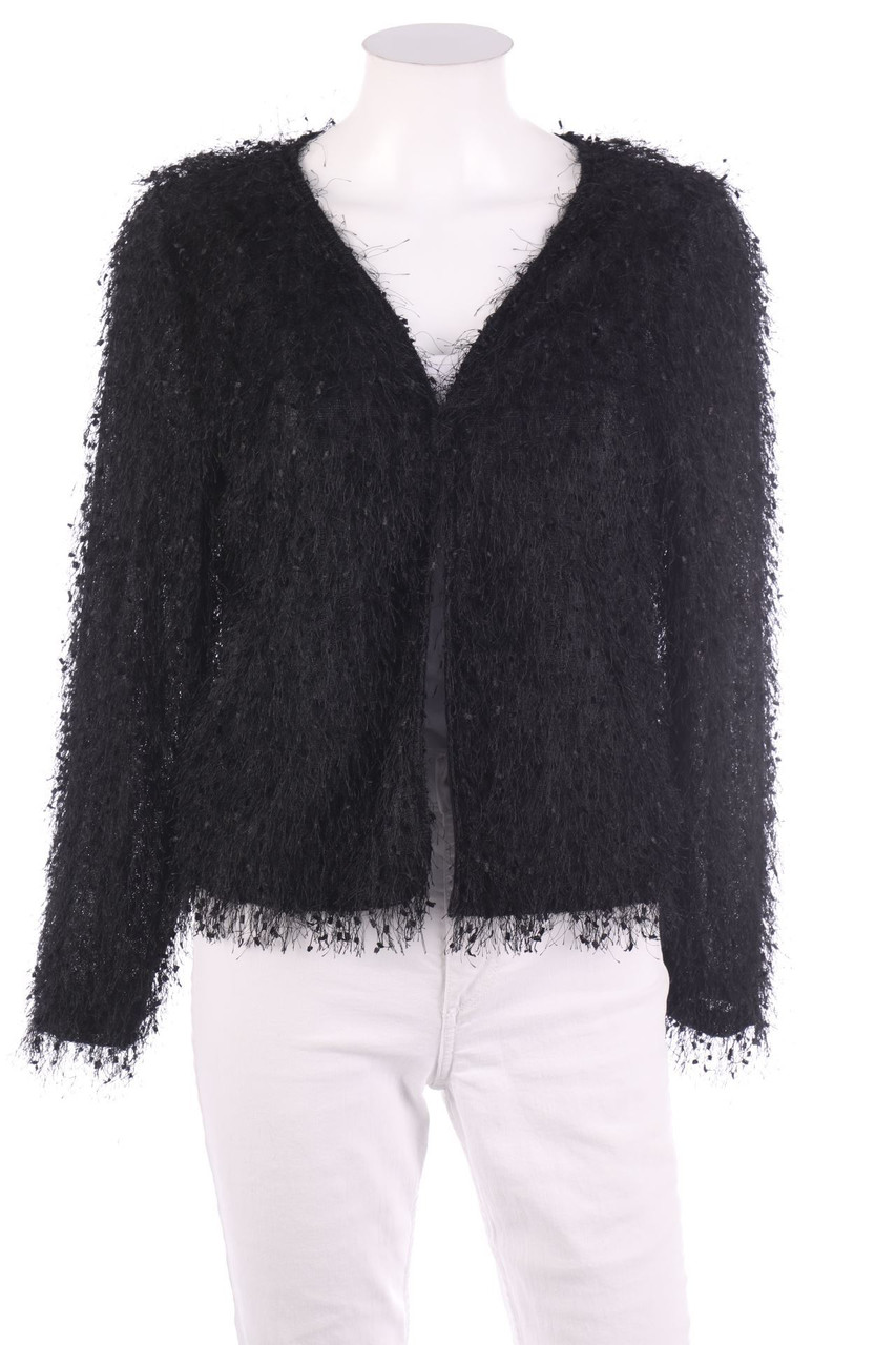 Ohne Label - Cardigan mit Fransen - D 38
