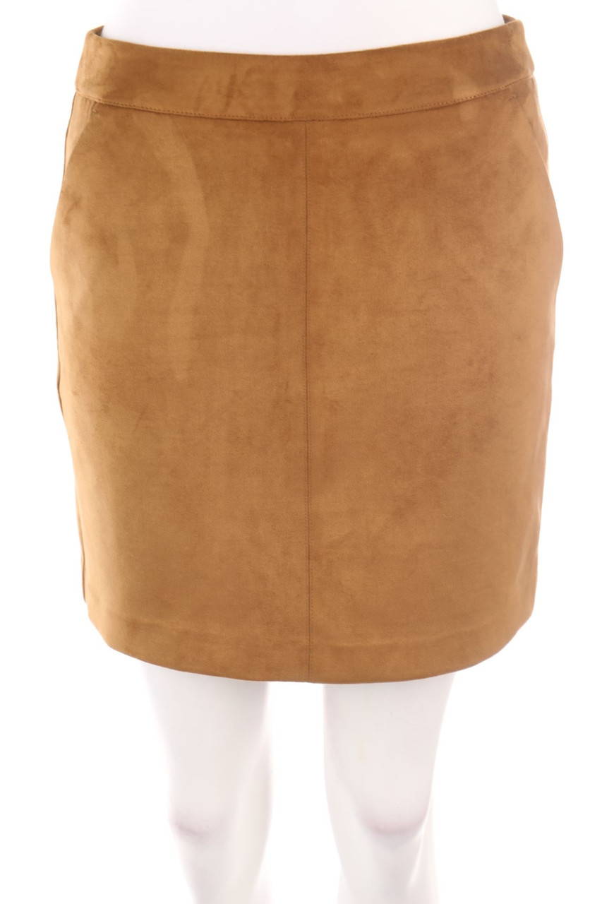 VERO MODA - Faux Leather-Mini-Rock - S