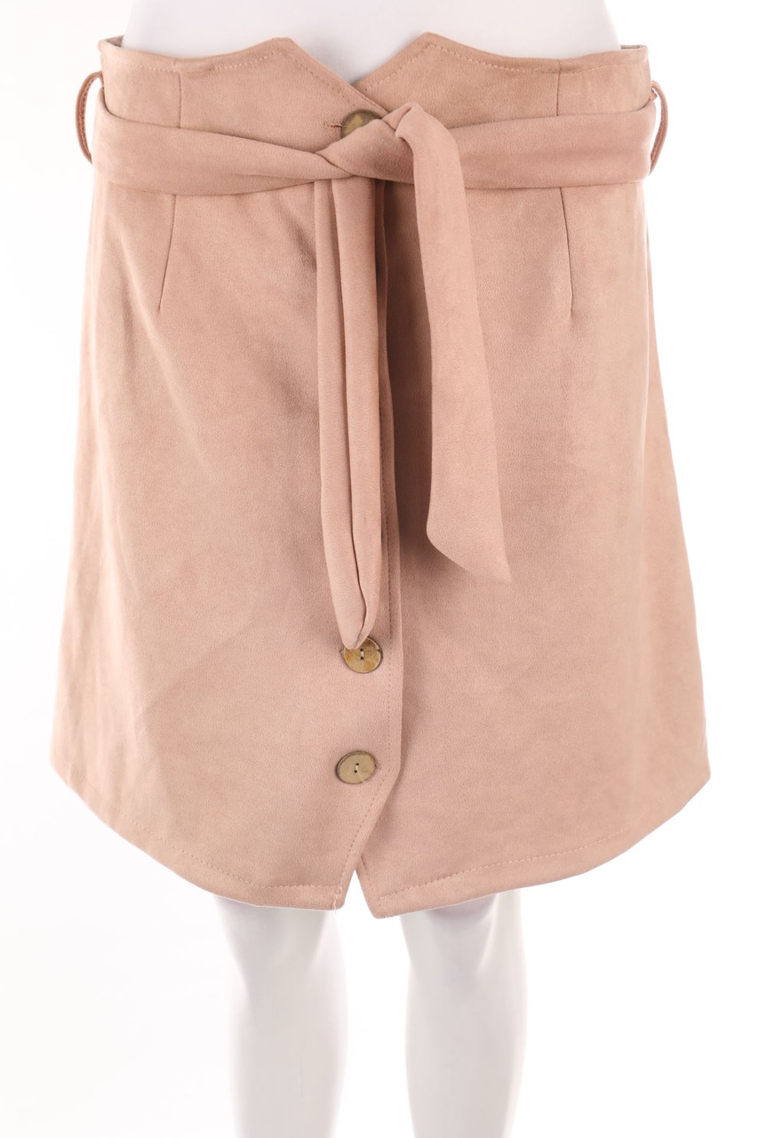 TODAY - Faux Leather-Skirt - L