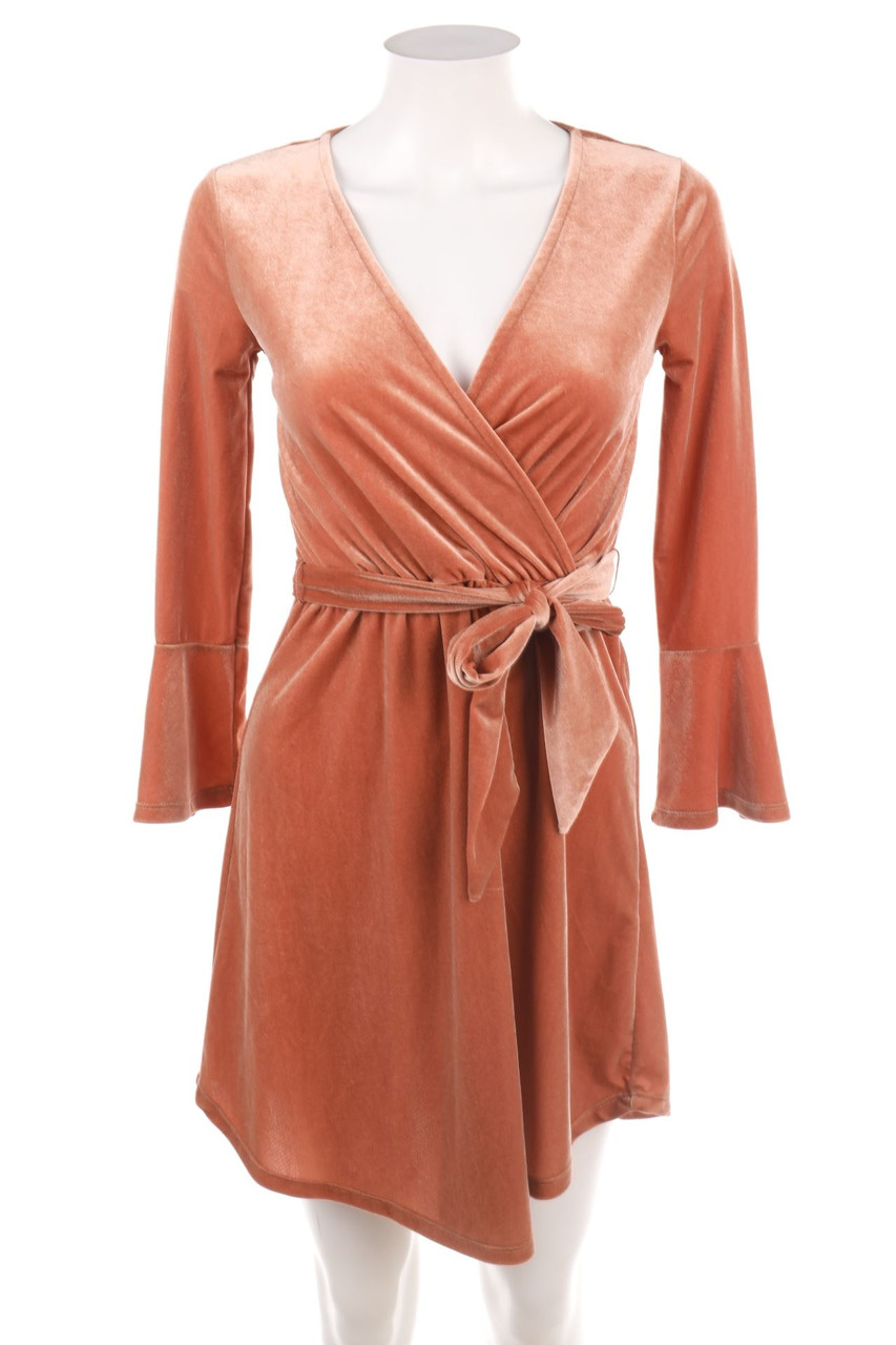 H&M - Samt-Wickelkleid - XS