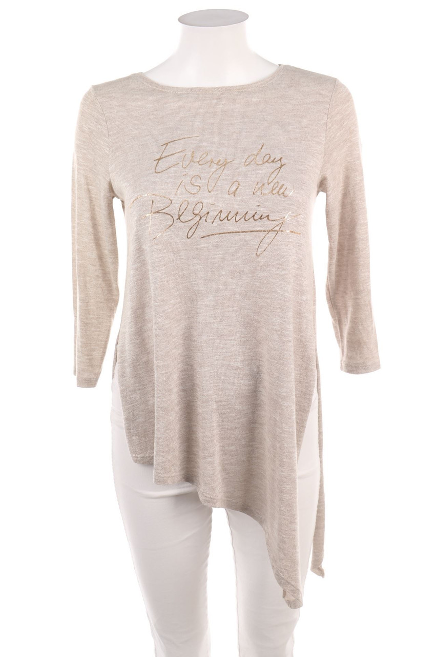 No Label - Shirt with Statement Print - S