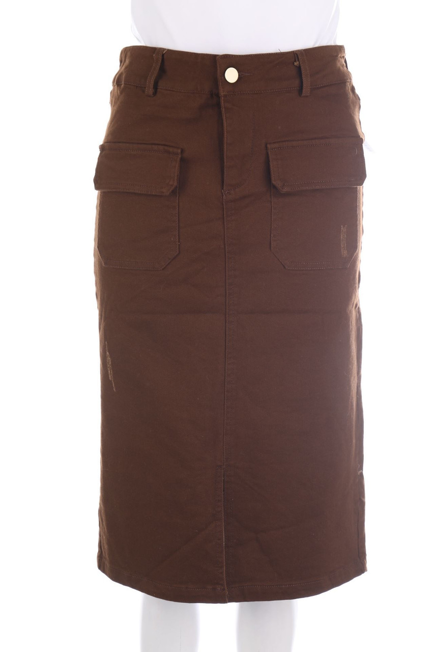 No Label - Skirt with Patch Pockets - M