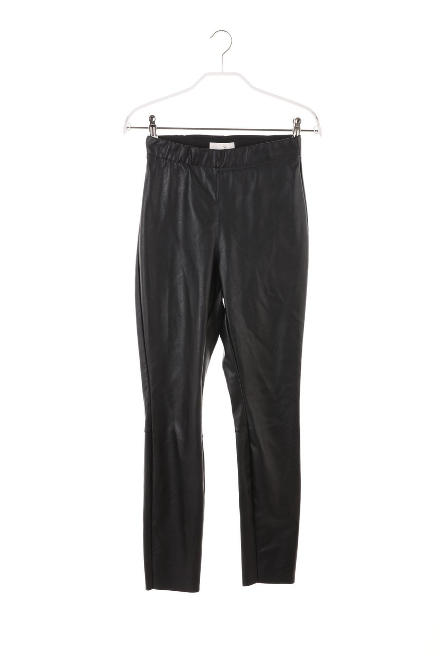 H&M - Kunstleder-Hose - D 36