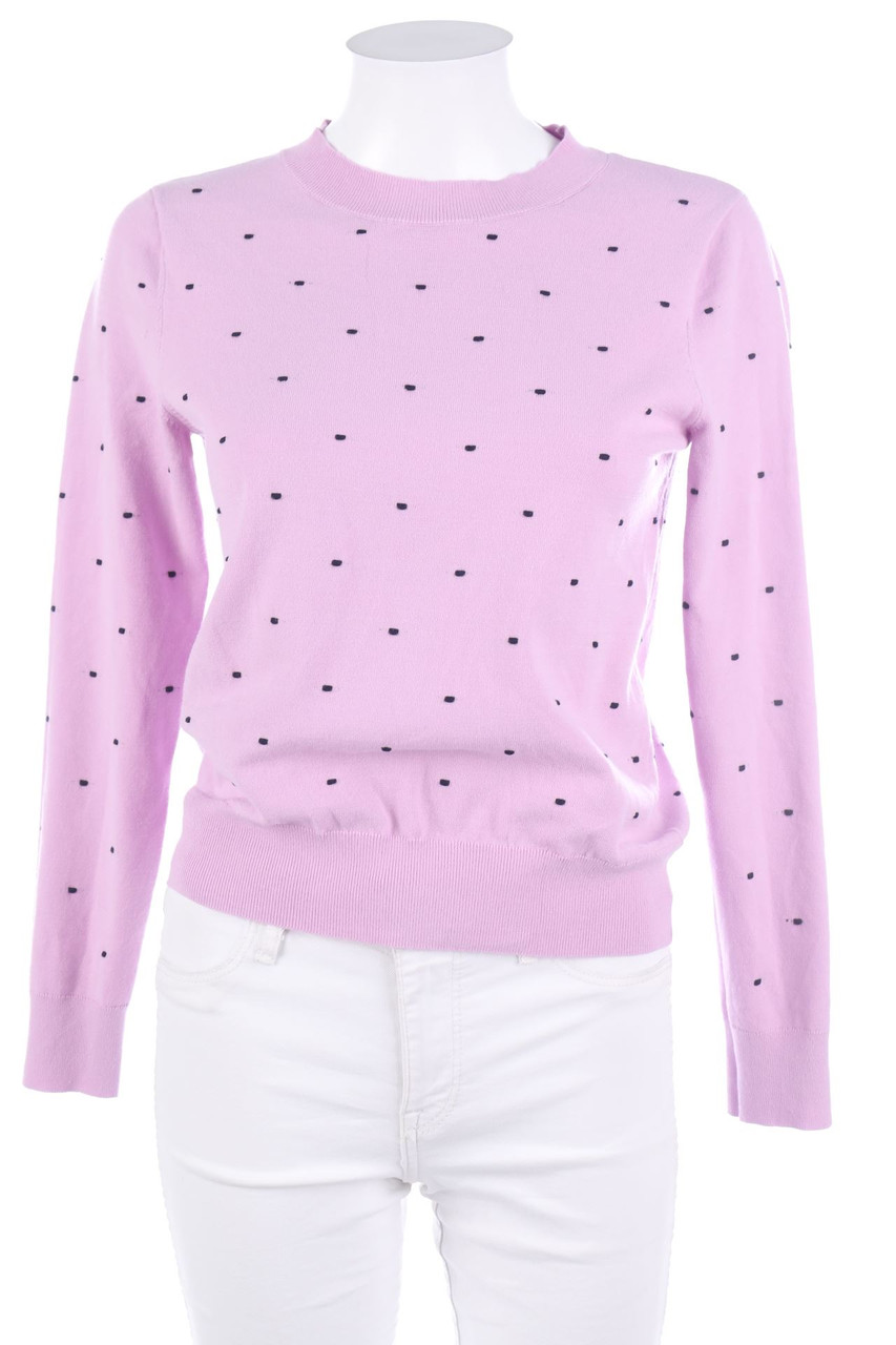 MANGO - crewneck pullover with Small Dots - S