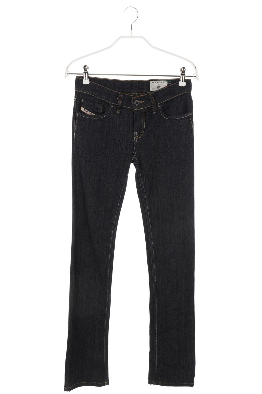 DIESEL - Dark Denim Straight Cut Jeans - XXS