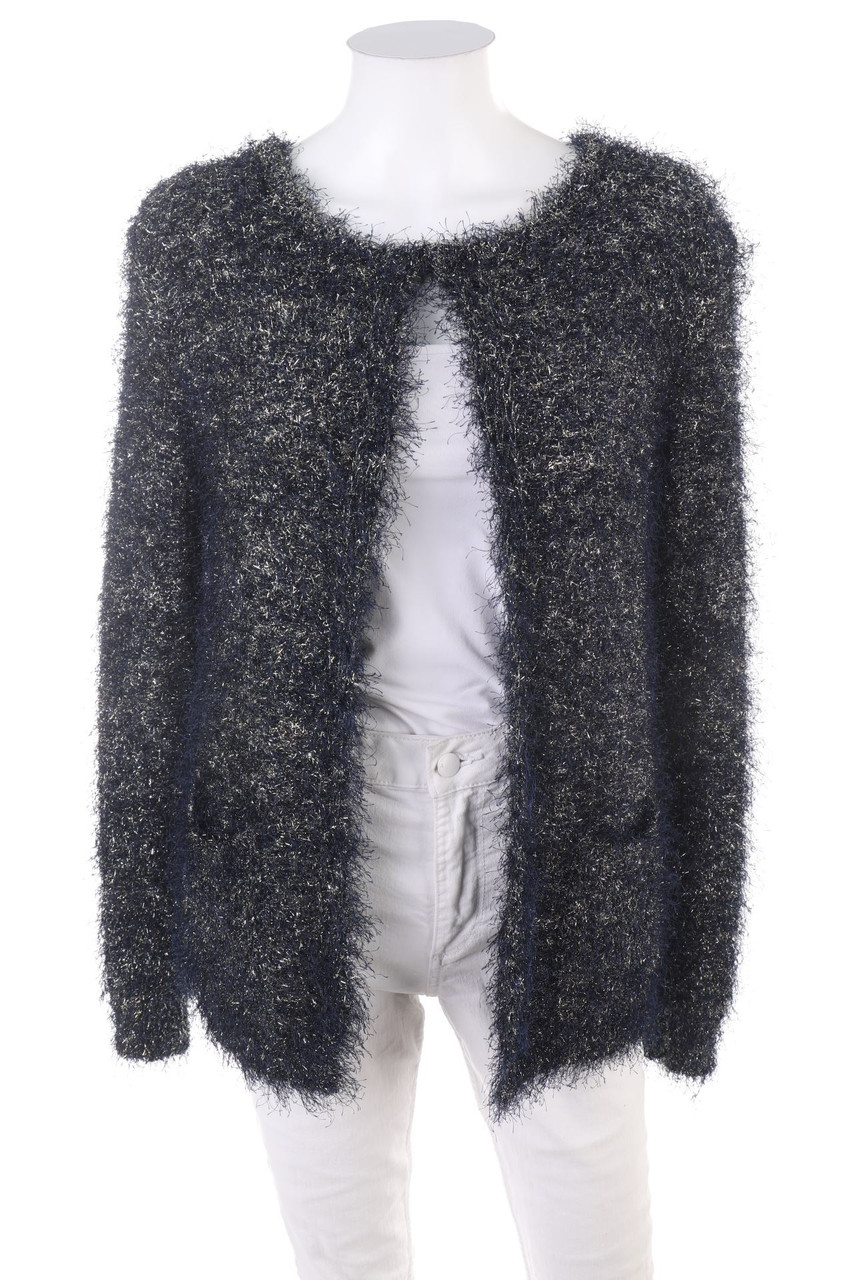 SECONDHAND - Glitzer-Cardigan - L