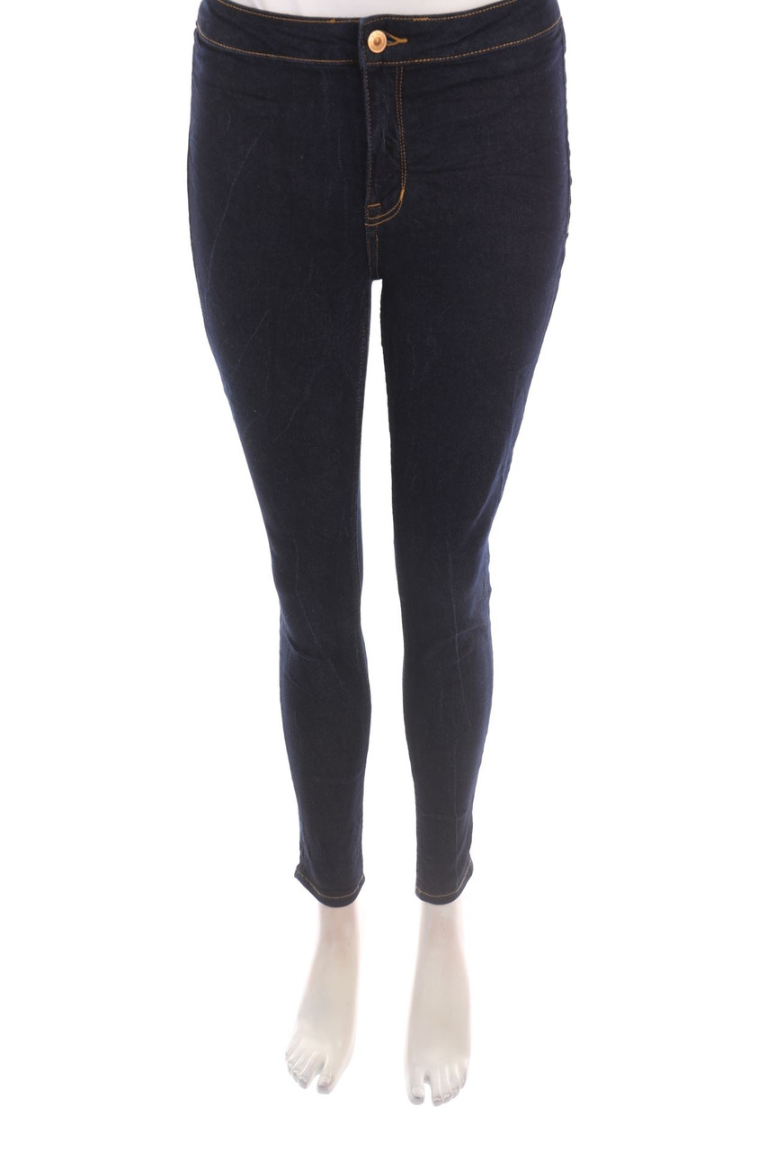 H&M - Dark Denim Skinny-Jeans - L