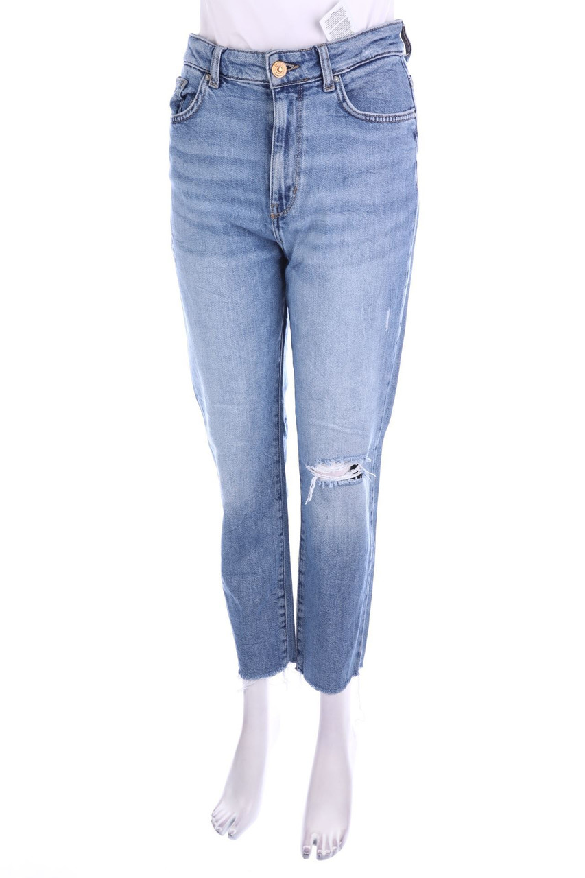 ONLY - Distressed Straight Cut Jeans - W29
