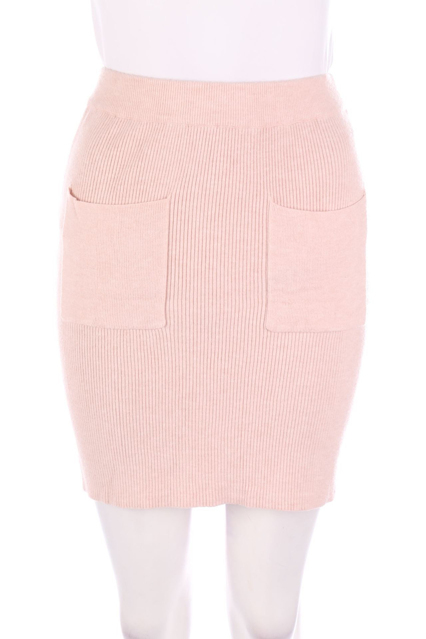 KAYLLA PARIS - Mini-Strickrock mit aufgesetzten Taschen - ONE SIZE