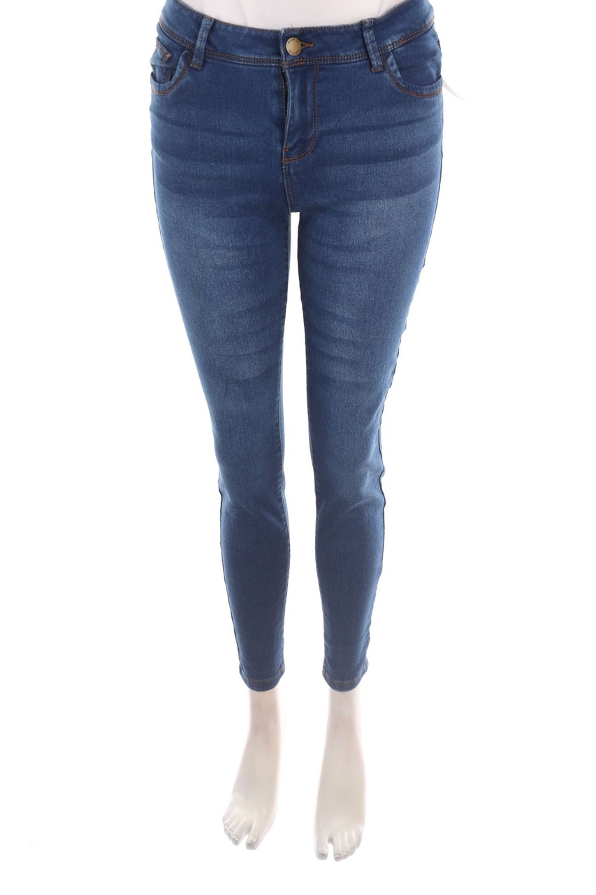 Denim Co. - Used Look Skinny-Jeans - L