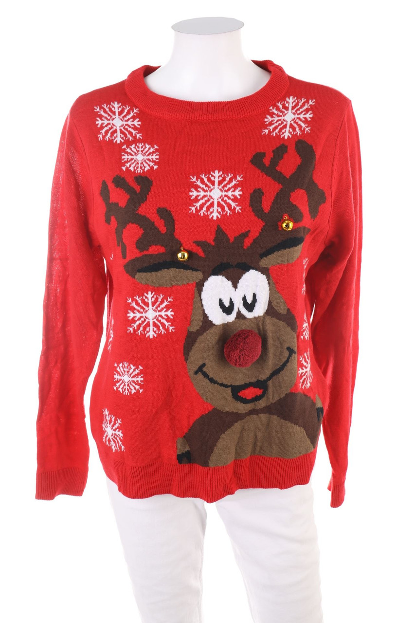 VERO MODA - Weihnachts-Strick-Pullover - L