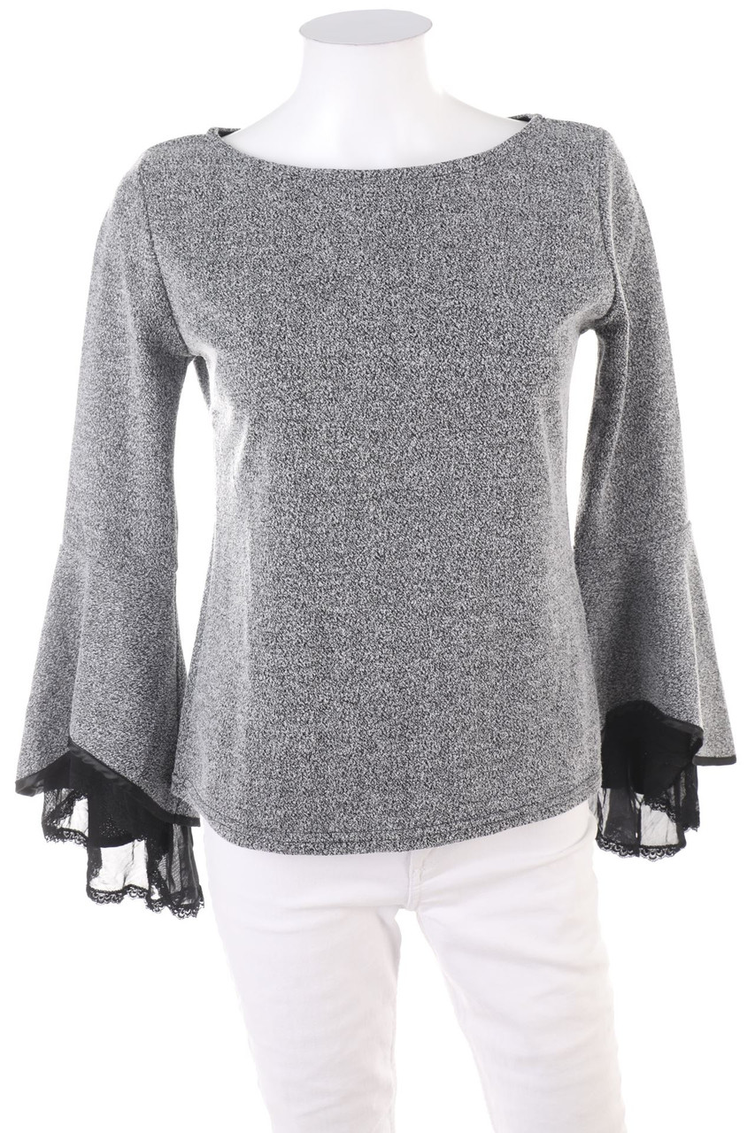 SECONDHAND - Longsleeve-Shirt mit Trompetenärmeln - S