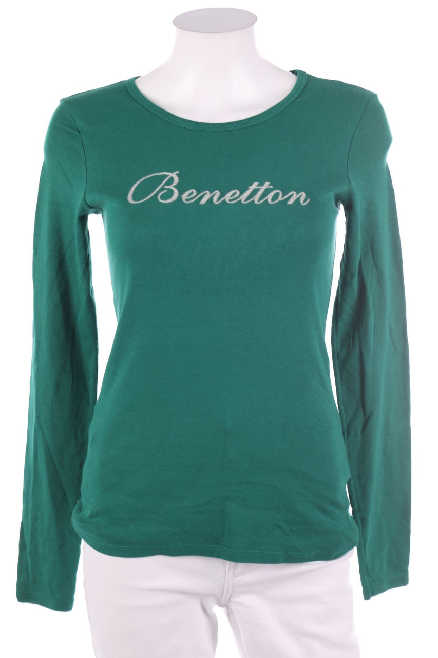 UNITED COLORS OF BENETTON - Longsleeve-Shirt with Logo-Print - D 34