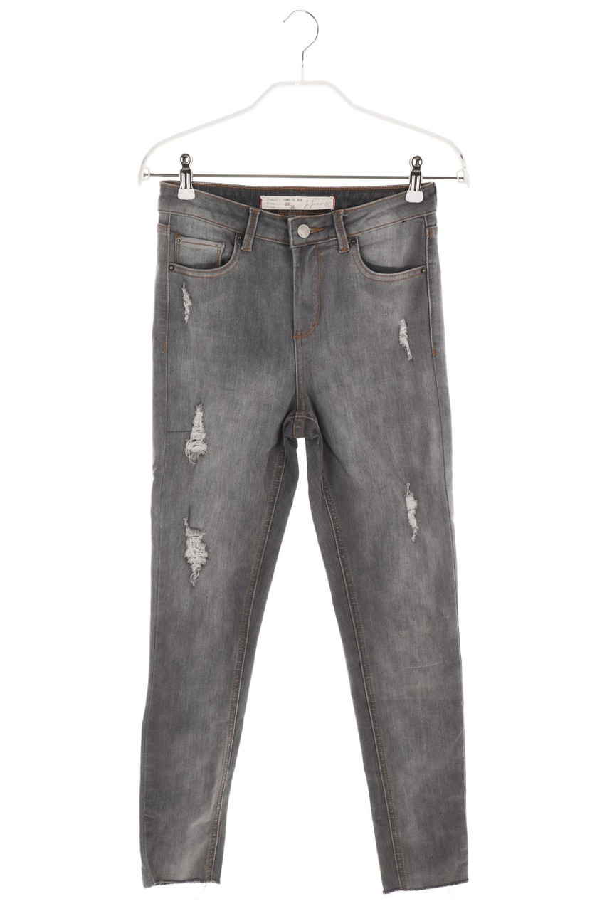 Jennyfer - Distressed Skinny-Jeans - M