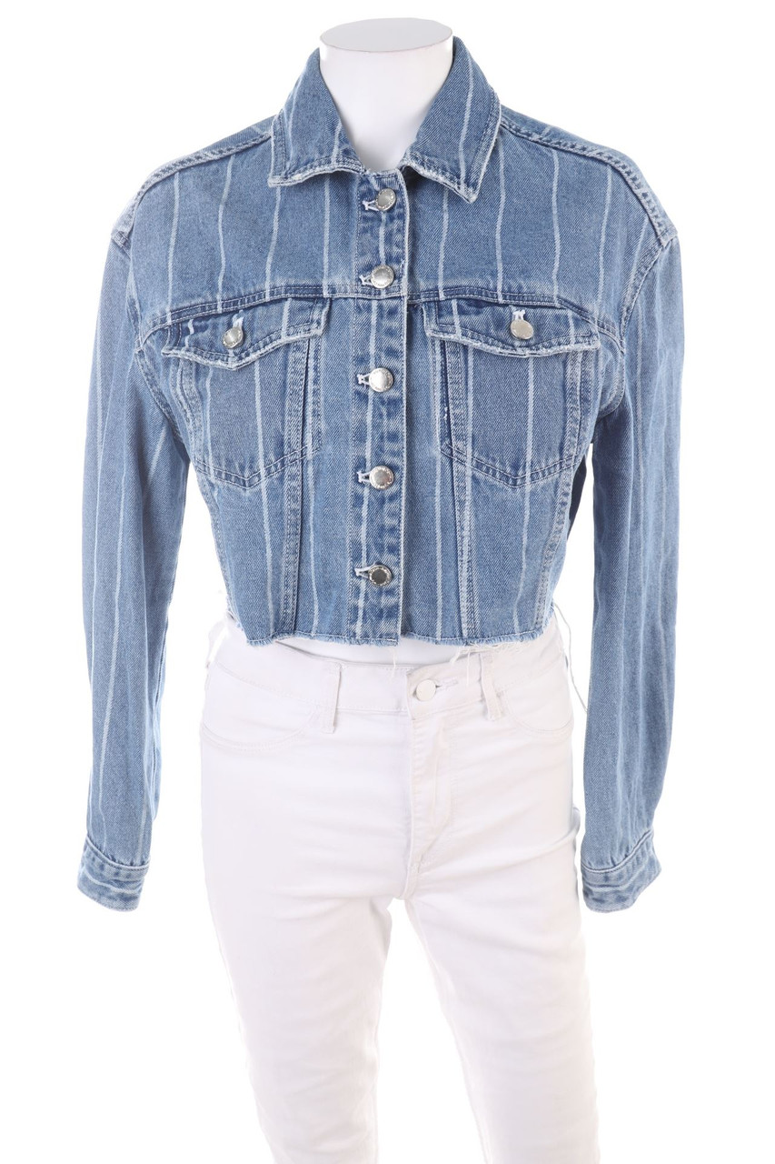 TALLY WEiJL - Jeans-Jacke mit Streifen - M