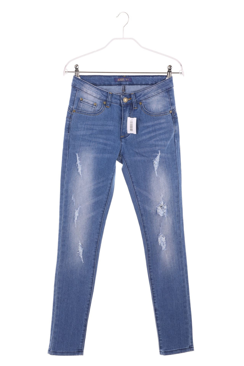 SECONDHAND - Distressed Skinny-Jeans - S