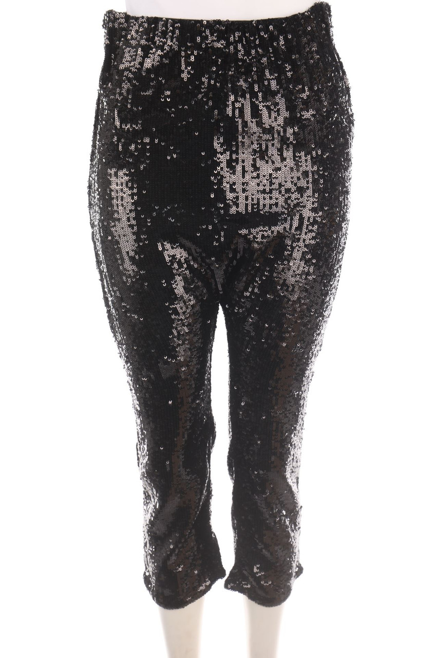 ZARA - Pailletten-Leggings - S