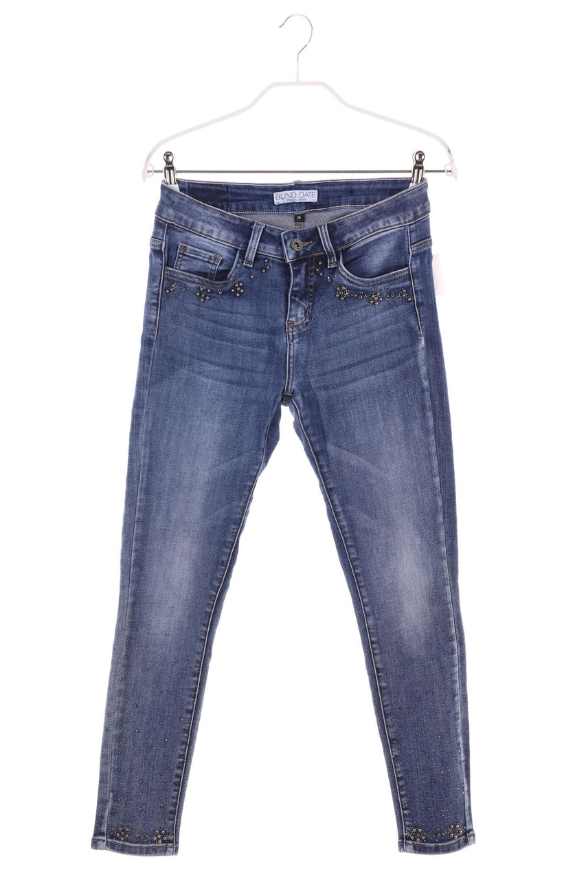 BLIND DATE - Used Look Skinny-Jeans - S