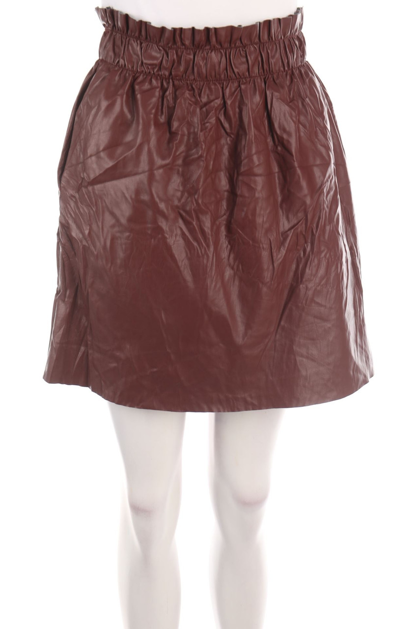 ONLY - Faux Leather-Mini-Rock - M