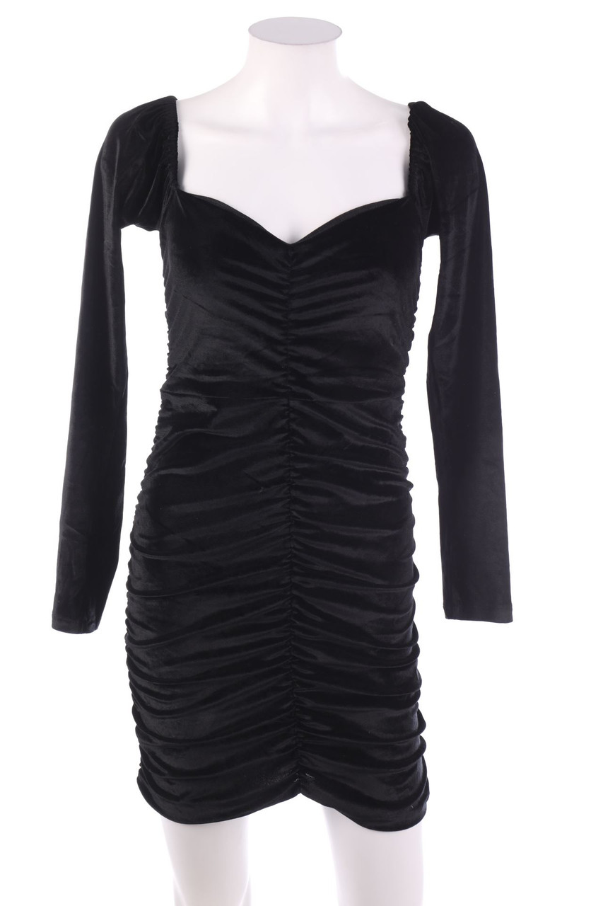 Ohne Label - Samt-Kleid - S