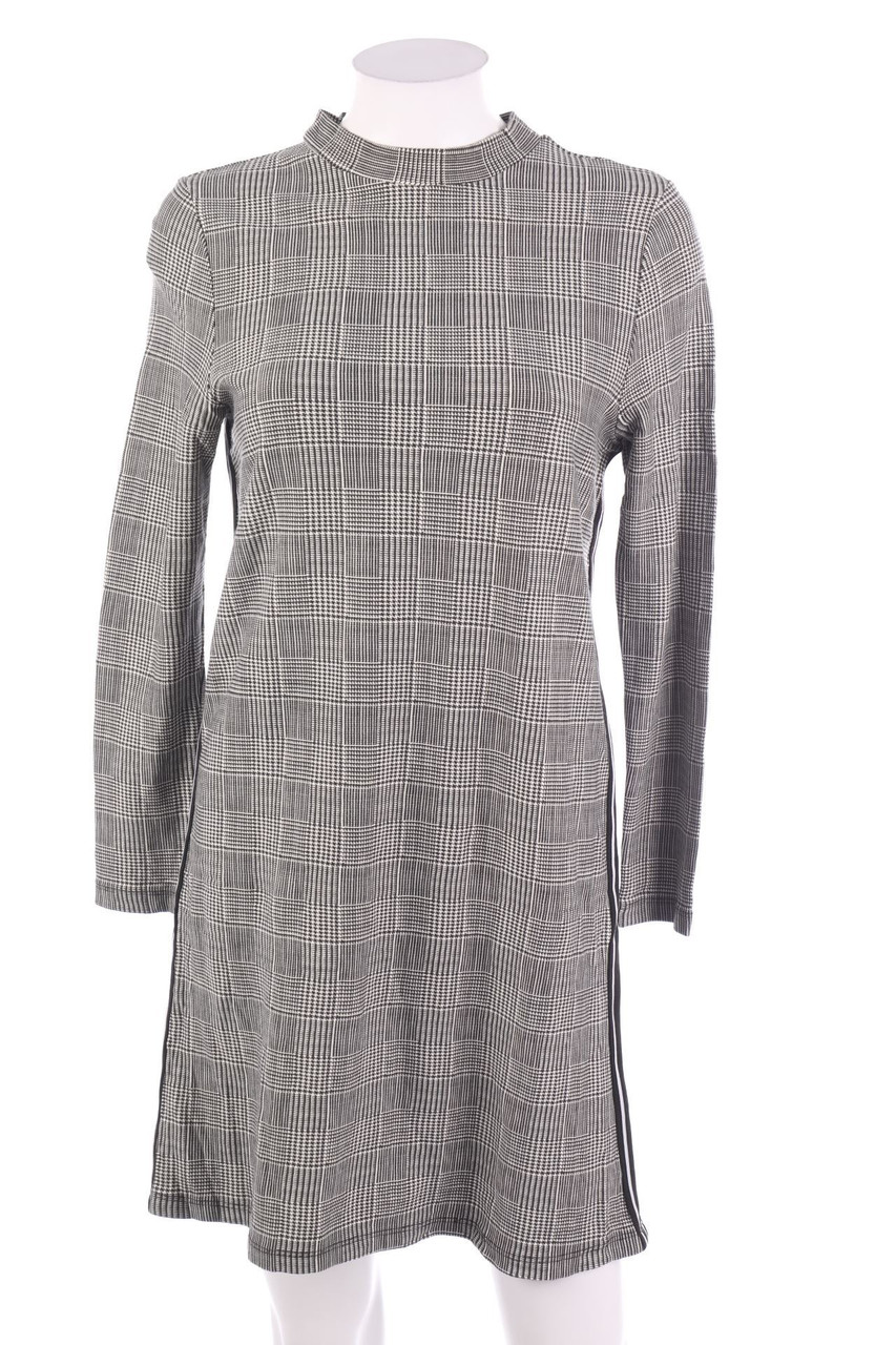 No Label - Patterned Dress with Braid Stripes - D 42