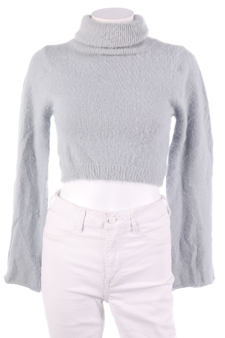 SHEIN - Cropped-Strick-Pullover mit Rollkragen - M