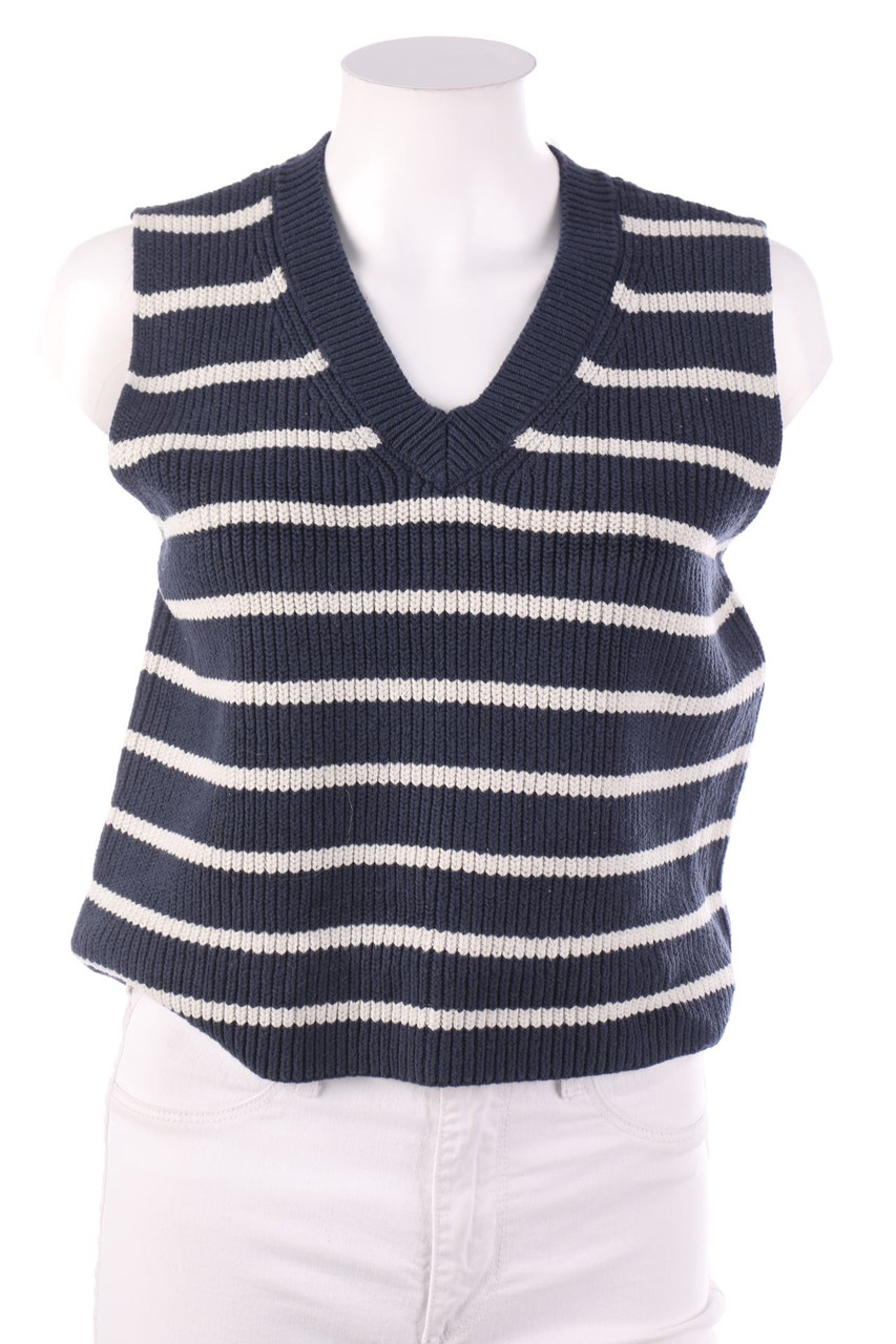 ZARA - Pullunder mit Streifen mit Baumwolle - S