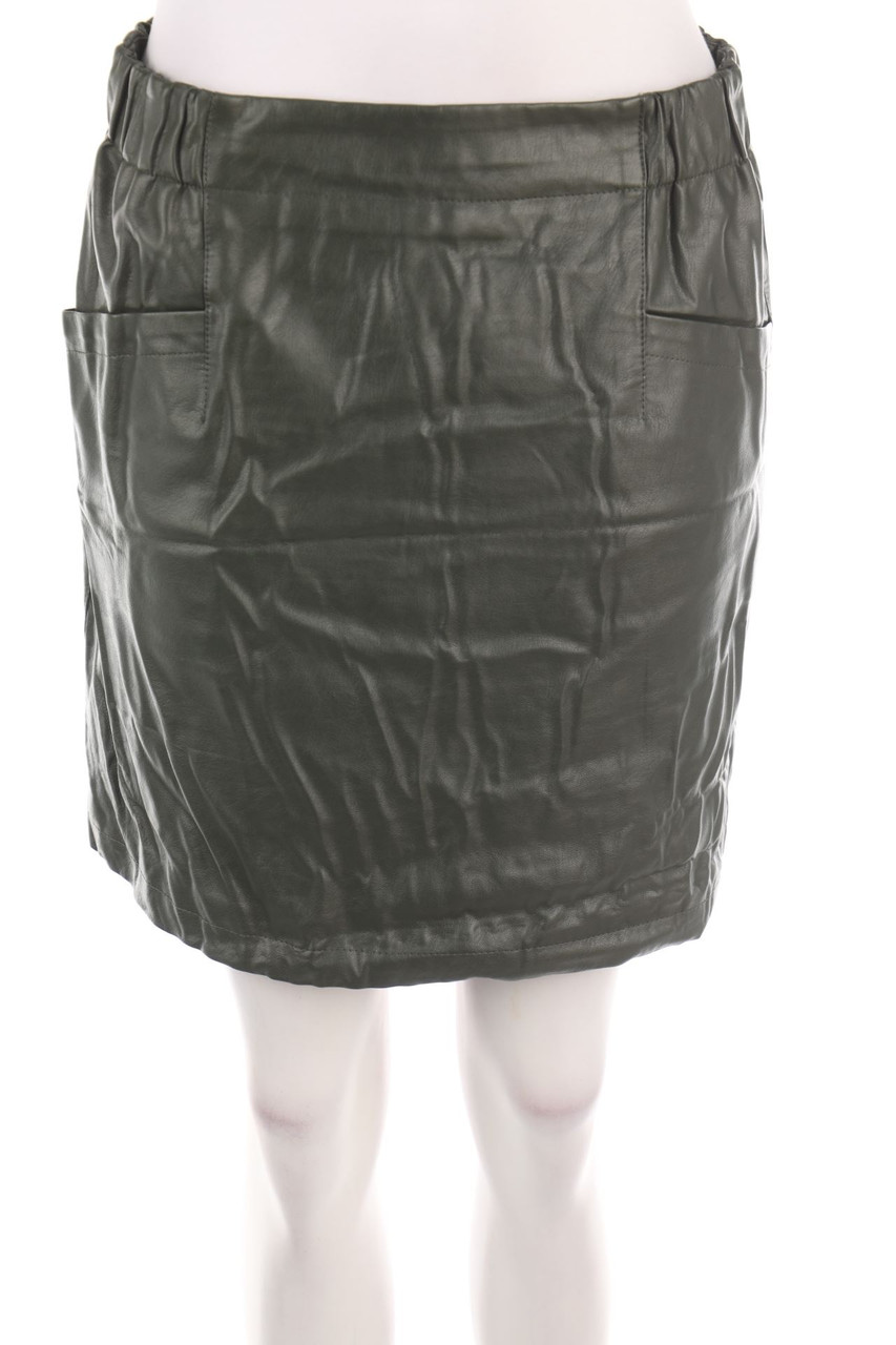 C&A - Faux Leather Skirt - M